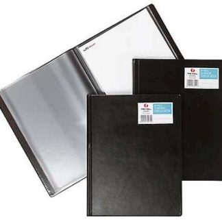 Kokoojakansio, Slimview PVC, 18-tasku, musta