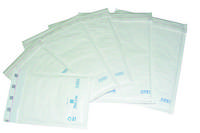 Kuplapussi, J/6, 30x44 cm, sisämitta, valkoinen