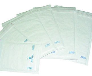 Kuplapussi, B/00, 12x21 cm, sisämitta, valkoinen