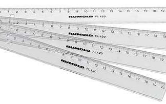 Viivain, FL 420, tussireuna, 50 cm