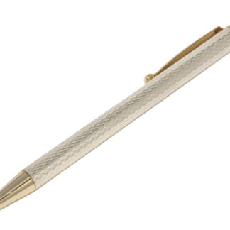 Kuulakynä, Nyloe, 925 hopeaa, painomekanismi, ohrantähkäkuviointi