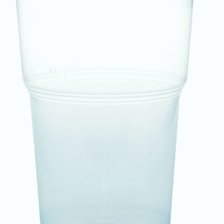 Muovilasi, 500 ml, kirkas, 1 pss/25