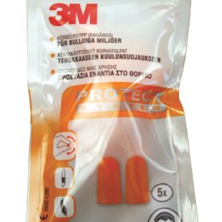 Korvatulppa, 3M 1100C SNR, -37 dB, 1 pkt/5 paria