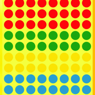 Etiketti, Avery 3090, 8/416, Pyöreä, värilajitelma