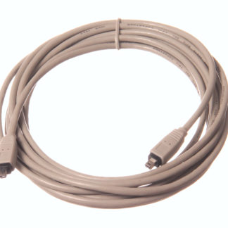 FireWire-kaapeli, 4-pinninen liitin, 4.5m, harmaa