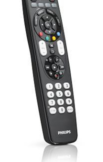 Yleiskaukosäädin, Philips SRP4004/86, pimeässä hohtavat painikkeet