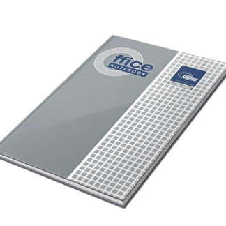 Kovakantinen vihko, A4, 96 sivua, ruudutettu, harmaa