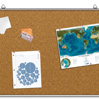 Korkkitaulu alumiinikehyksellä, 60*90cm