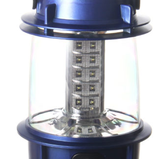 LED-lyhty, 30 lediä, paristo, sininen