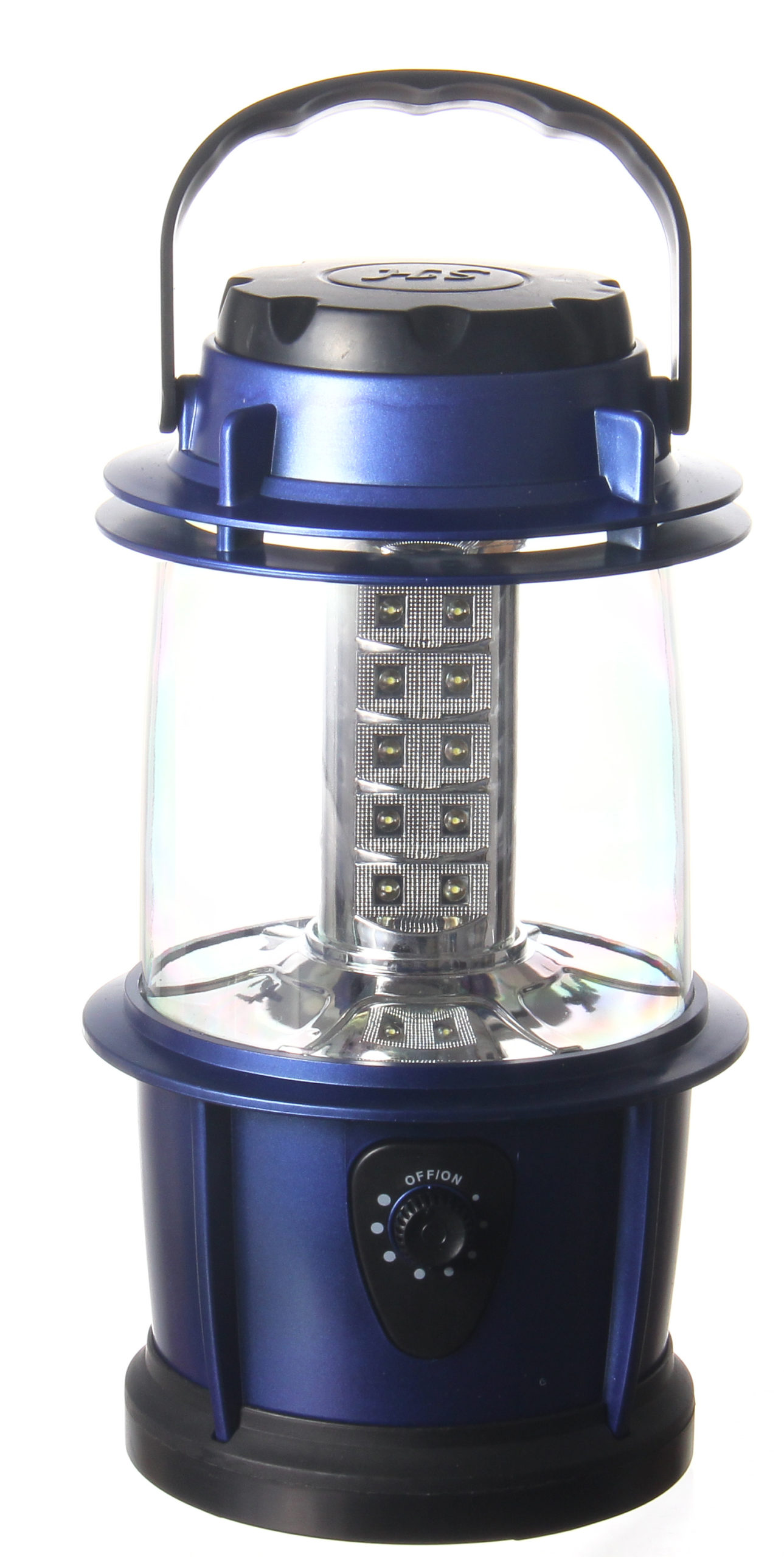 LED-lyhty, 30 lediä, paristo, sininen