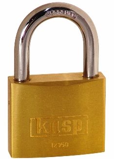 Riippulukko, Kasp security, 20mm, messinkiä