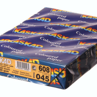 Kopiopaperi, Kaskad A4 Coloured Paper 045, 80g, kullankeltainen