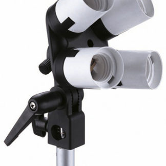 Lampunkanta 4x E27, diffuusiovarjopidike, nivel, spigot-kiinnitys