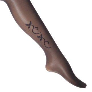 Kuvioidut sukkahousut, 32-36, 8 den, kukat