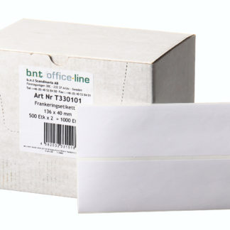Frankeerausetiketti, 136x40mm, 1 pkt/1000