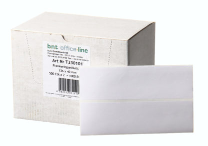 Frankeerausetiketti, 136x40mm, 1 pkt/1000