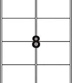 Monitoimitarra, 105x74 mm, 8 tarraa/arkki, 800 tarraa, 1 pkt/100
