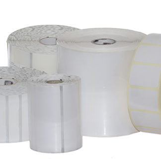 Tarrarulla, Zebra Z-Ultimate 3000T White, 57*19 mm, 3300 tarraa, 25mm keskiö, ulkoø 127 mm
