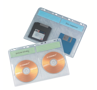CD-kansiotasku, 4xCD, PP, 1 pkt/10