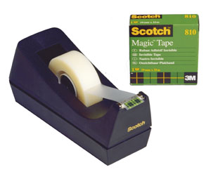 Teippi, Scotch 810, 19x33m 4rll+ sininen katkoja C38