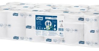 WC-Paperi, Tork T7, Mid-size hylsytön, 2-kertainen, 1 säk/36